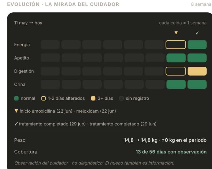 Los cierres, visibles en la evolución del QR
